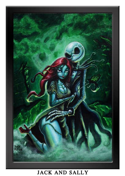 Jack & Sally - Art Print