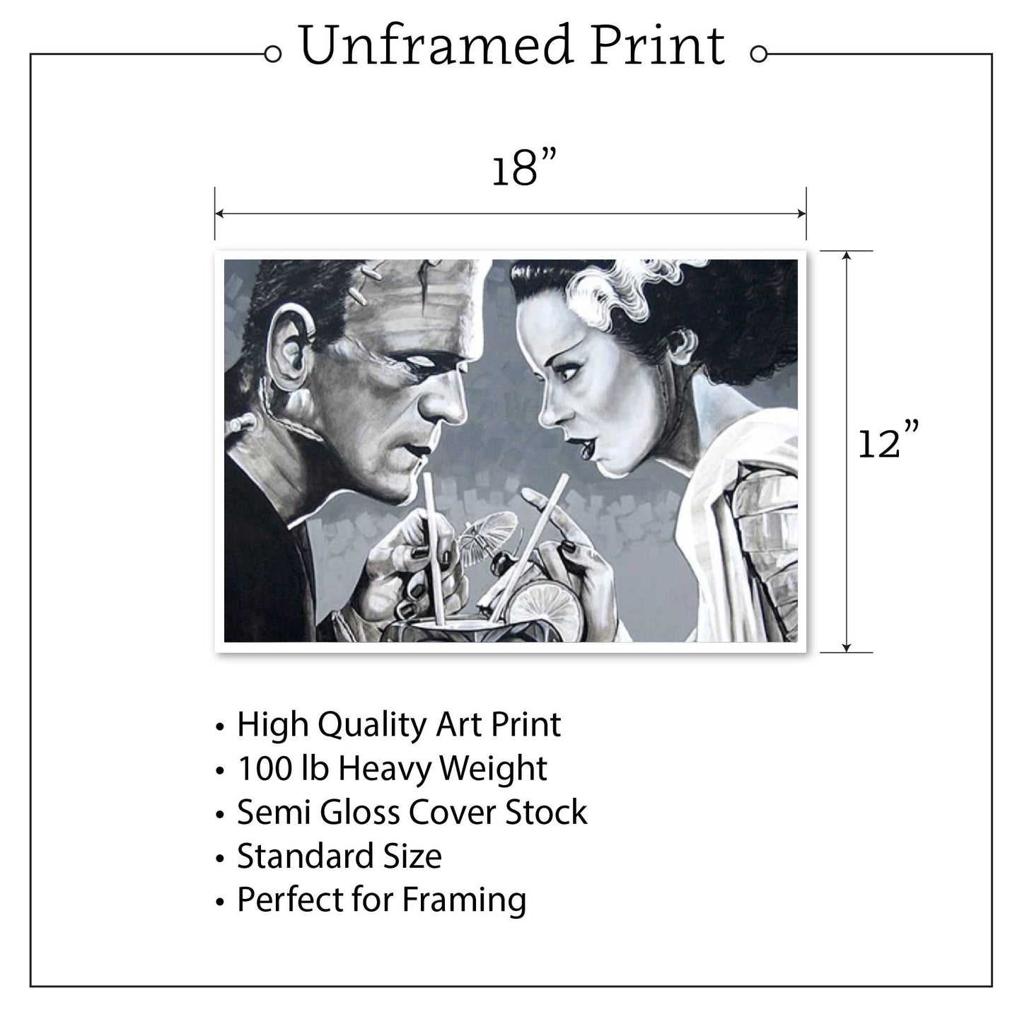 Amorous Libation - Art Print