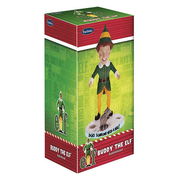 Royal Bobbles Buddy the Elf Collectible Bobblehead Statue