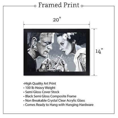 Amorous Libation - Art Print