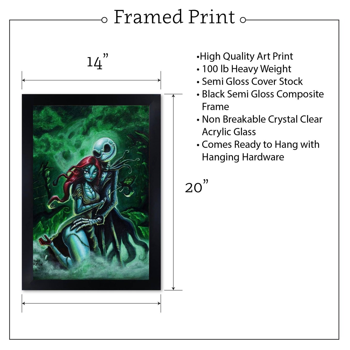 Jack & Sally - Art Print