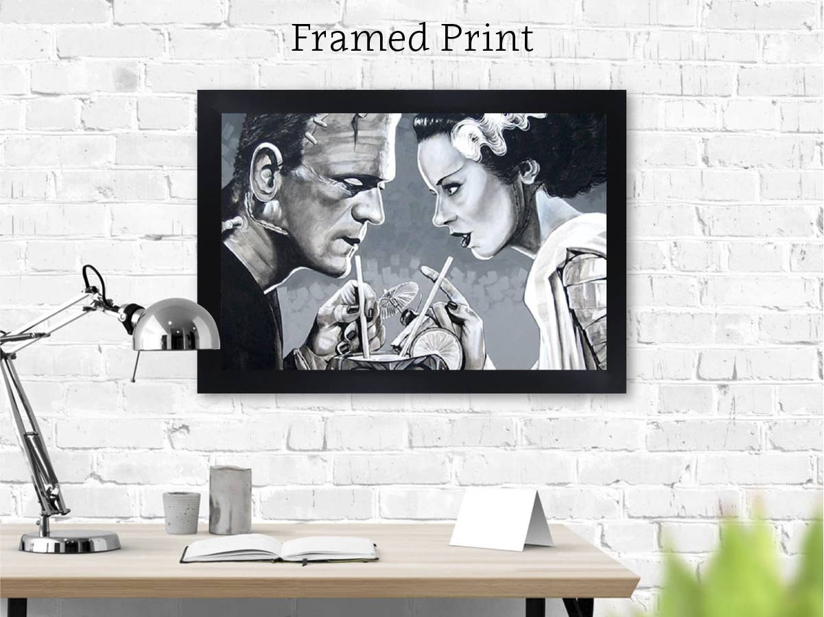 Amorous Libation - Art Print